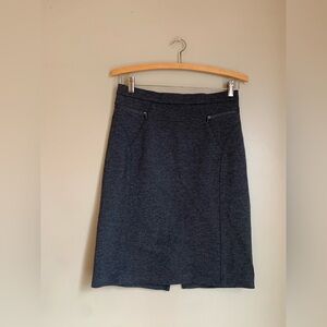 Le phare pencil knit skirt made in Italy dark academia work office
